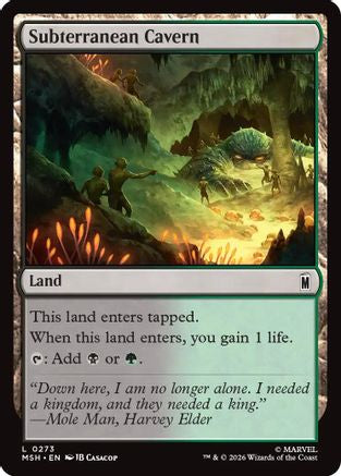 Subterranean Cavern [Marvel Super Heroes] Foil