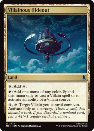 Villainous Hideout [Marvel Super Heroes] Foil