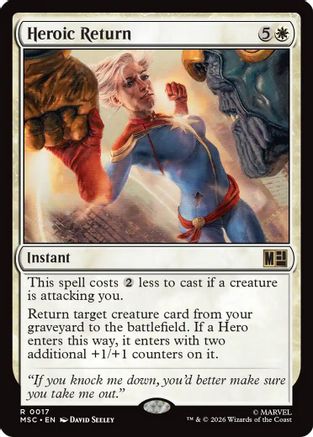 Heroic Return - Commander: Marvel Super Heroes