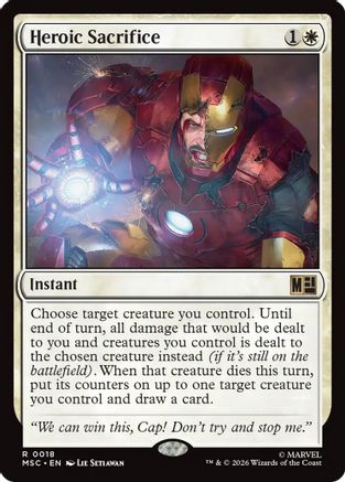 Heroic Sacrifice [Commander: Marvel Super Heroes]