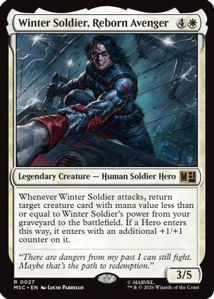 Winter Soldier, Reborn Avenger - Commander: Marvel Super Heroes