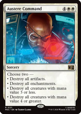 Austere Command - Commander: Marvel Super Heroes