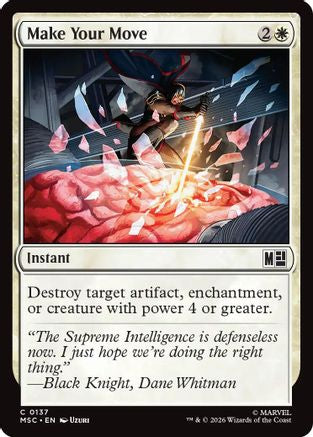 Make Your Move - Commander: Marvel Super Heroes