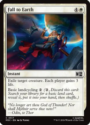 Fall to Earth - Commander: Marvel Super Heroes Foil