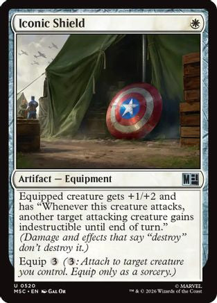 Iconic Shield - Commander: Marvel Super Heroes Foil