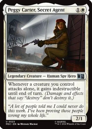 Peggy Carter, Secret Agent - Commander: Marvel Super Heroes Foil