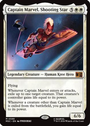 Captain Marvel, Shooting Star [Commander: Marvel Super Heroes] Foil