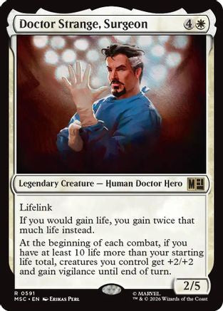 Doctor Strange, Surgeon - Commander: Marvel Super Heroes