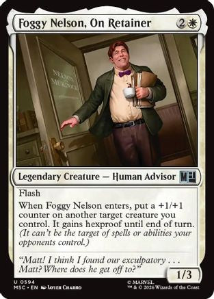 Foggy Nelson, On Retainer - Commander: Marvel Super Heroes