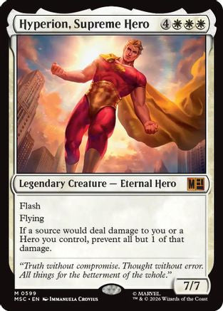 Hyperion, Supreme Hero - Commander: Marvel Super Heroes Foil