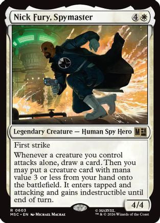 Nick Fury, Spymaster - Commander: Marvel Super Heroes
