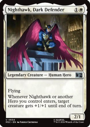 Nighthawk, Dark Defender [Commander: Marvel Super Heroes] Foil