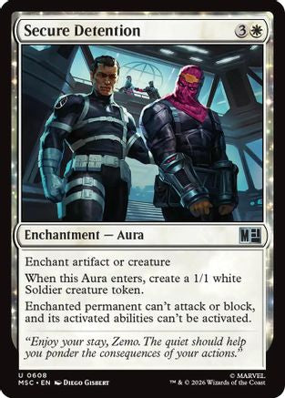 Secure Detention - Commander: Marvel Super Heroes Foil