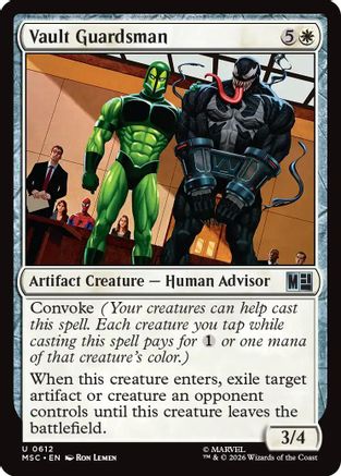 Vault Guardsman - Commander: Marvel Super Heroes Foil
