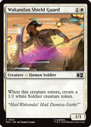 Wakandan Shield Guard - Commander: Marvel Super Heroes Foil