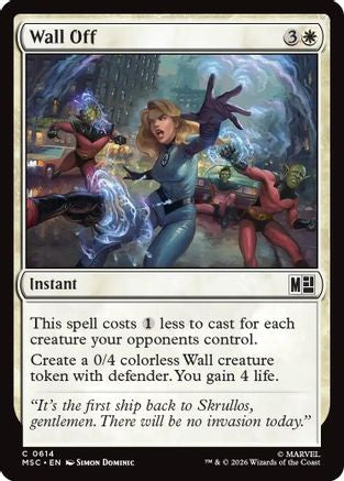 Wall Off - Commander: Marvel Super Heroes Foil