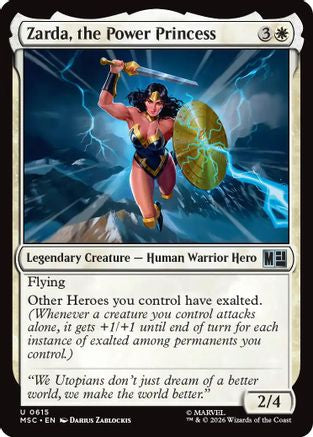 Zarda, the Power Princess - Commander: Marvel Super Heroes Foil