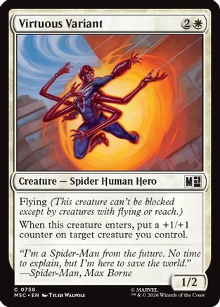Virtuous Variant - Commander: Marvel Super Heroes Foil