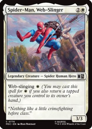 Spider-Man, Web-Slinger - Commander: Marvel Super Heroes
