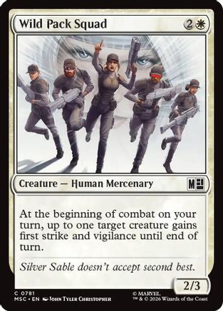 Wild Pack Squad - Commander: Marvel Super Heroes Foil