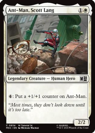 Ant-Man, Scott Lang (0834) - Commander: Marvel Super Heroes