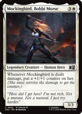 Mockingbird, Bobbi Morse (0842) - Commander: Marvel Super Heroes