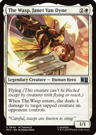 The Wasp, Janet Van Dyne (0844) - Commander: Marvel Super Heroes