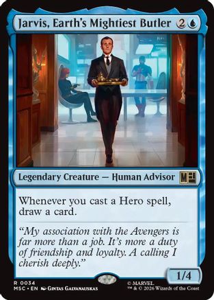 Jarvis, Earth's Mightiest Butler - Commander: Marvel Super Heroes