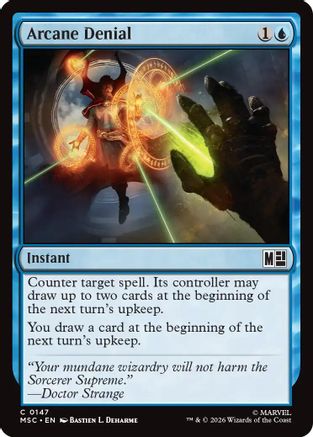 Arcane Denial - Commander: Marvel Super Heroes