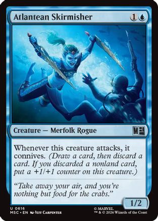 Atlantean Skirmisher - Commander: Marvel Super Heroes Foil