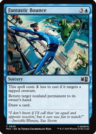Fantastic Bounce - Commander: Marvel Super Heroes Foil