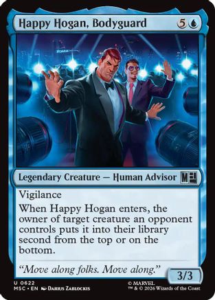Happy Hogan, Bodyguard - Commander: Marvel Super Heroes