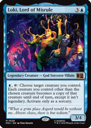 Loki, Lord of Misrule - Commander: Marvel Super Heroes Foil