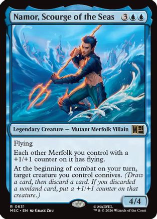 Namor, Scourge of the Seas - Commander: Marvel Super Heroes Foil