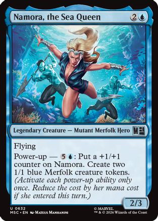 Namora, the Sea Queen - Commander: Marvel Super Heroes Foil