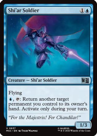 Shi'ar Soldier [Commander: Marvel Super Heroes] Foil