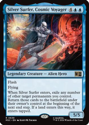 Silver Surfer, Cosmic Voyager - Commander: Marvel Super Heroes Foil