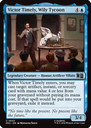 Victor Timely, Wily Tycoon - Commander: Marvel Super Heroes Foil
