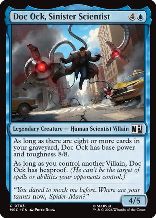 Doc Ock, Sinister Scientist - Commander: Marvel Super Heroes