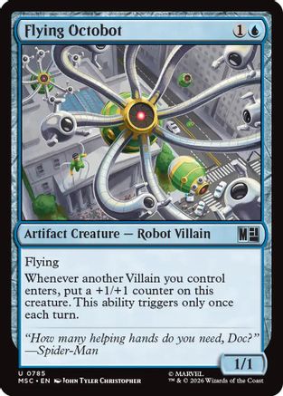 Flying Octobot - Commander: Marvel Super Heroes Foil