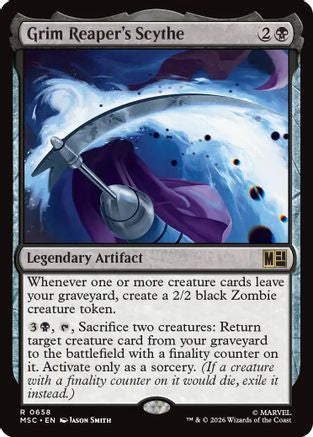 Grim Reaper's Scythe - Commander: Marvel Super Heroes