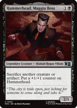 Hammerhead, Maggia Boss - Commander: Marvel Super Heroes Foil