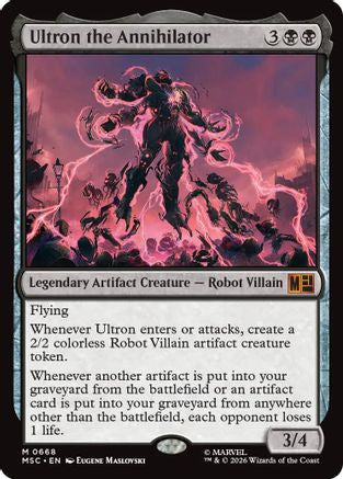 Ultron the Annihilator [Commander: Marvel Super Heroes] Foil