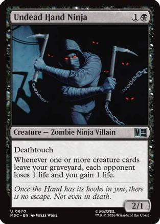 Undead Hand Ninja - Commander: Marvel Super Heroes Foil