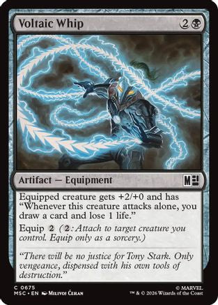 Voltaic Whip - Commander: Marvel Super Heroes