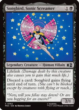Songbird, Sonic Screamer [Commander: Marvel Super Heroes]