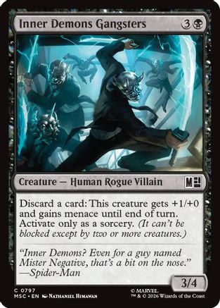 Inner Demons Gangsters - Commander: Marvel Super Heroes Foil
