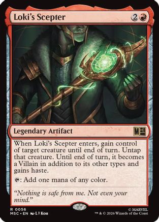 Loki's Scepter - Commander: Marvel Super Heroes