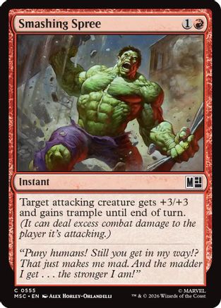 Smashing Spree - Commander: Marvel Super Heroes Foil