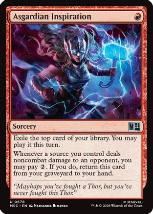 Asgardian Inspiration - Commander: Marvel Super Heroes Foil